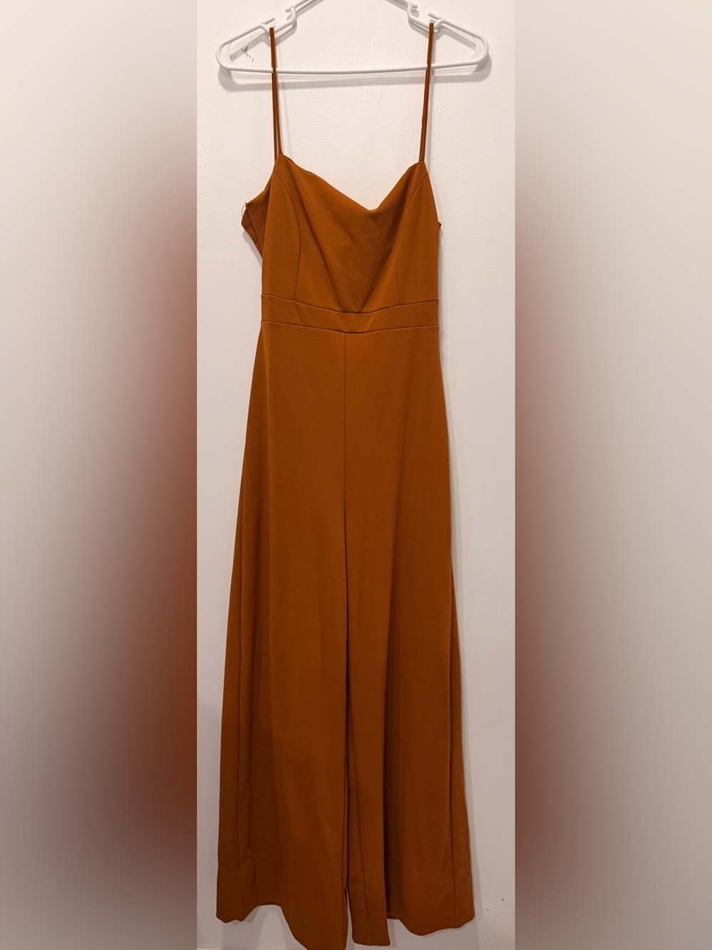 Windsor Spaghetti Strap Maxi Skirt in Rust